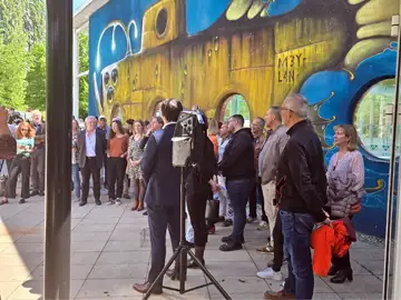 Inauguration des travaux de rénovation de la piscine des Buclos